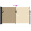 sammenrullelig sidemarkise 120 x 600 cm beige