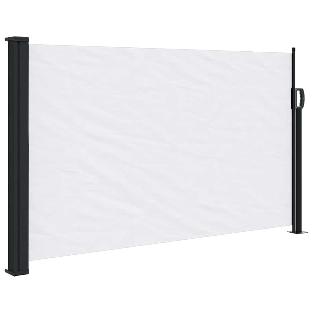 sammenrullelig sidemarkise 120 x 600 cm hvid
