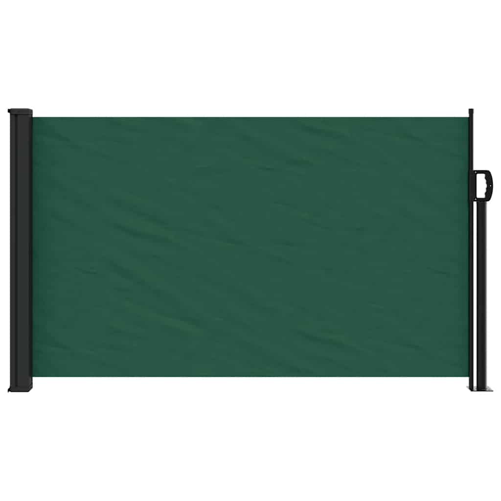 sammenrullelig sidemarkise 120 x 600 cm mørkegrøn