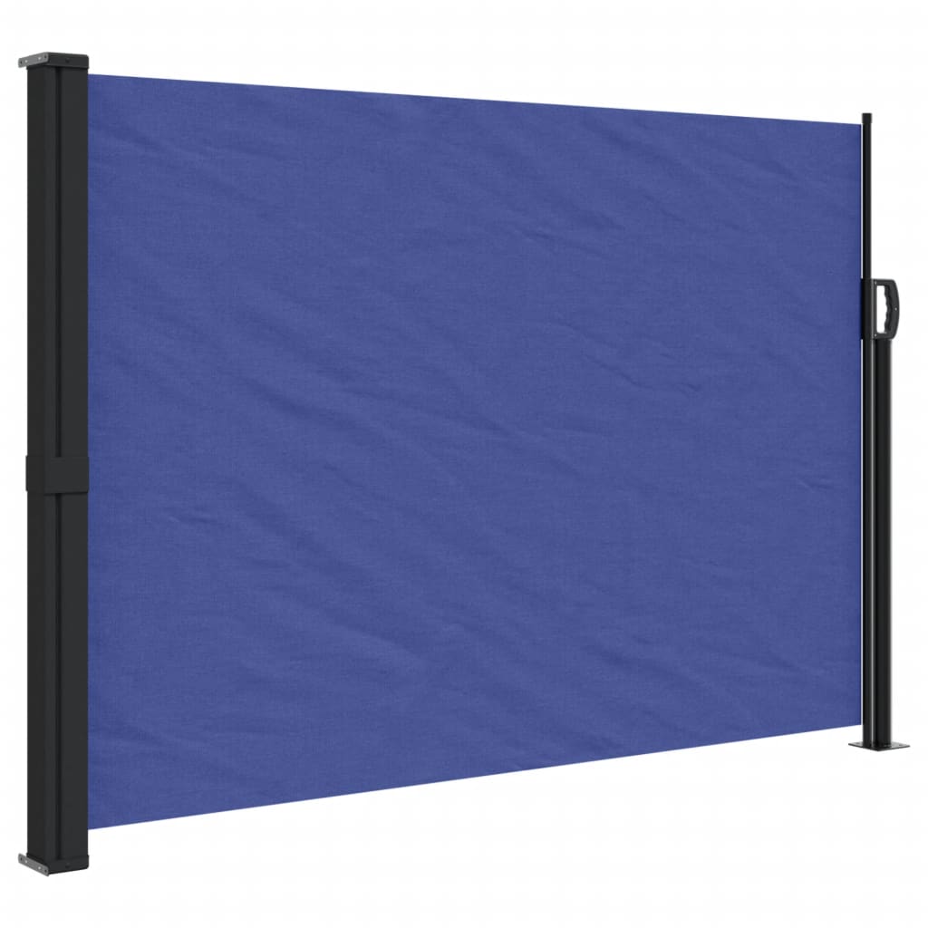 sammenrullelig sidemarkise 140x600 cm blå