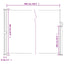 sammenrullelig sidemarkise 160 x 600 cm beige