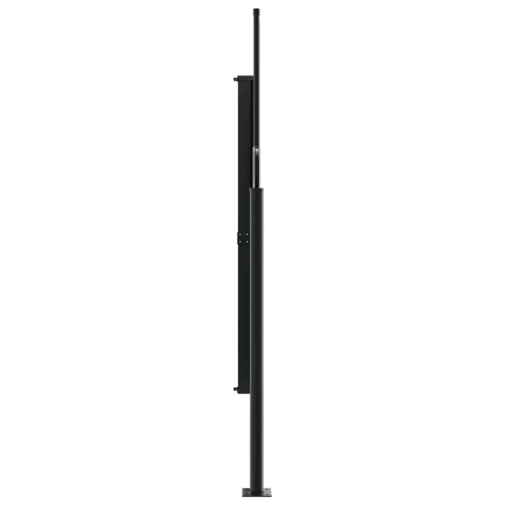 sammenrullelig sidemarkise 180x600 cm antracitgrå