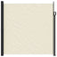 sammenrullelig sidemarkise 200x600 cm cremefarvet