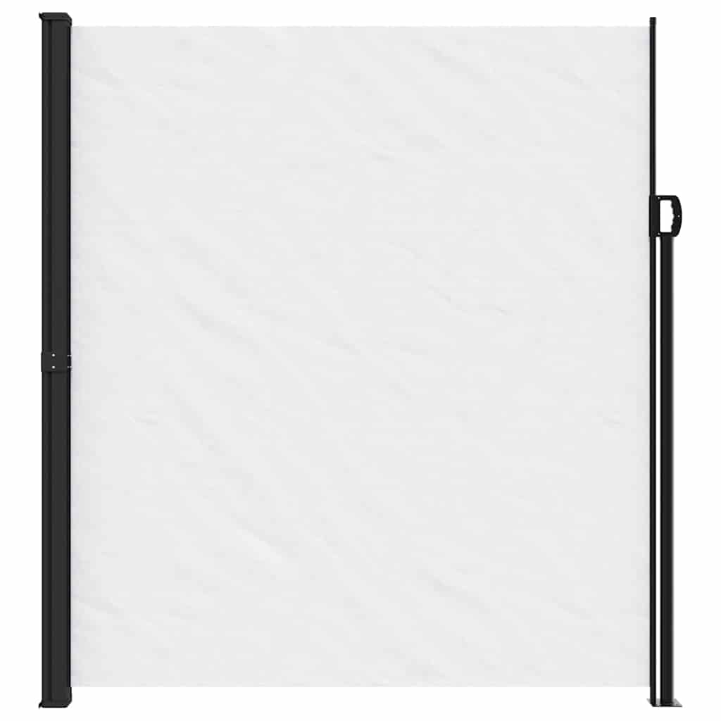 sammenrullelig sidemarkise 220x600 cm hvid