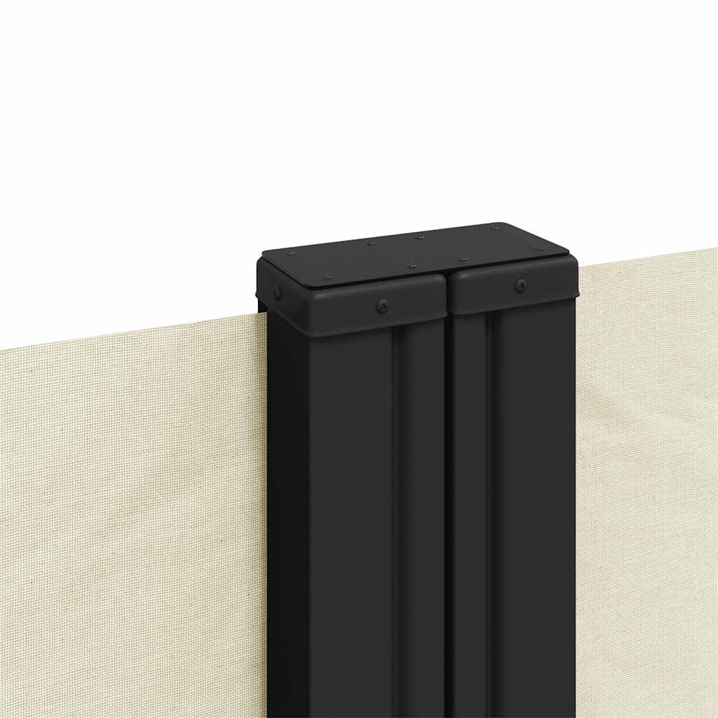 sammenrullelig sidemarkise 100 x 600 cm cremefarvet