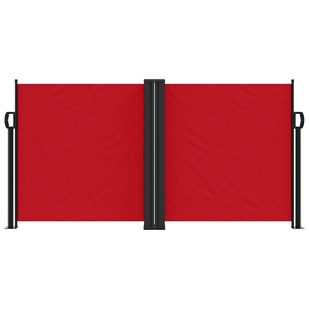 sammenrullelig sidemarkise 120 x 600 cm red