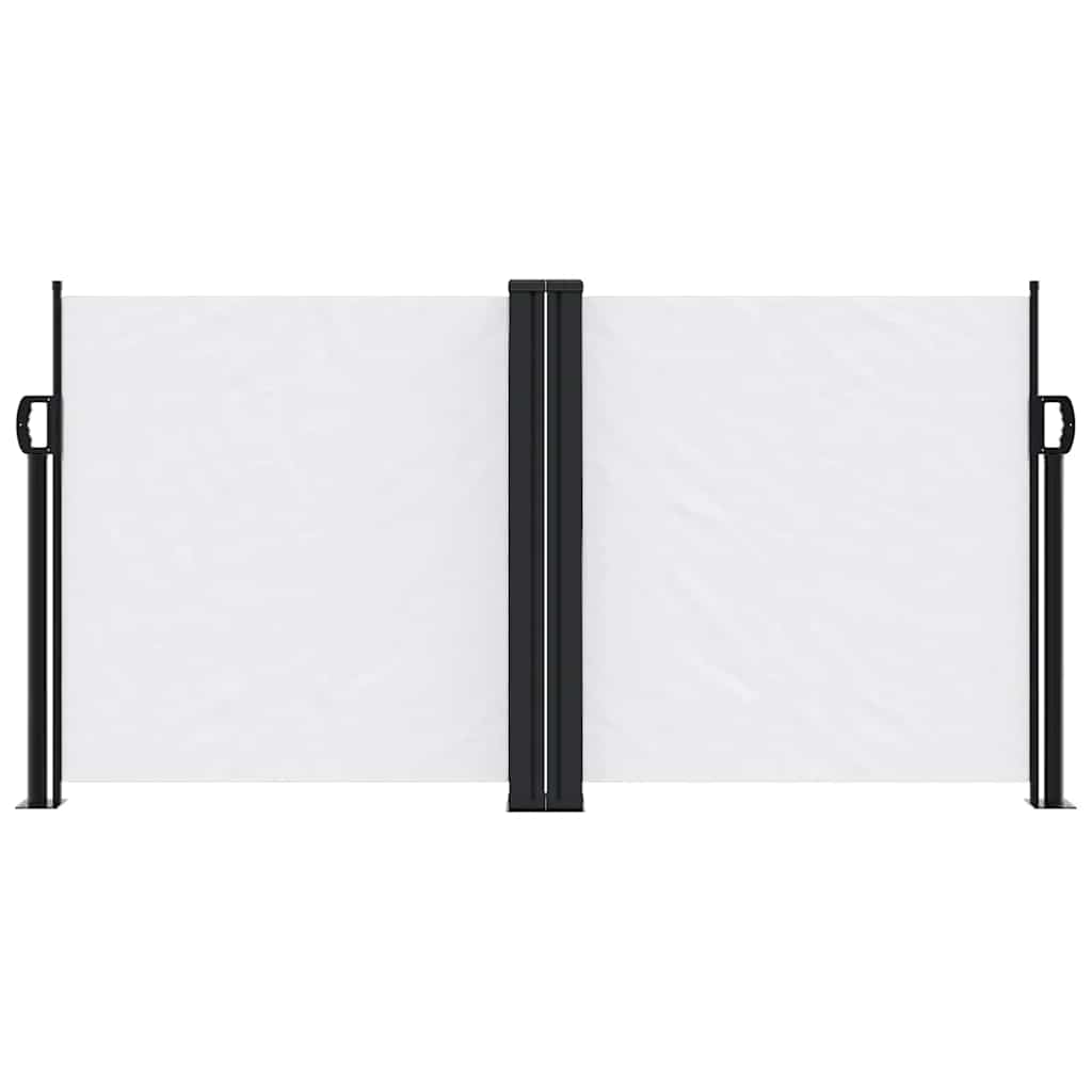 sammenrullelig sidemarkise 120 x 600 cm hvid