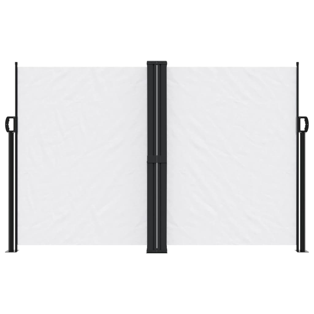sammenrullelig sidemarkise 160 x 600 cm hvid