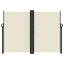 sammenrullelig sidemarkise 180x600 cm cremefarvet