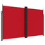 sammenrullelig sidemarkise 200x600 cm rød