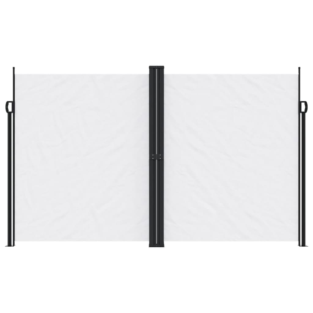 sammenrullelig sidemarkise 200x600 cm hvid