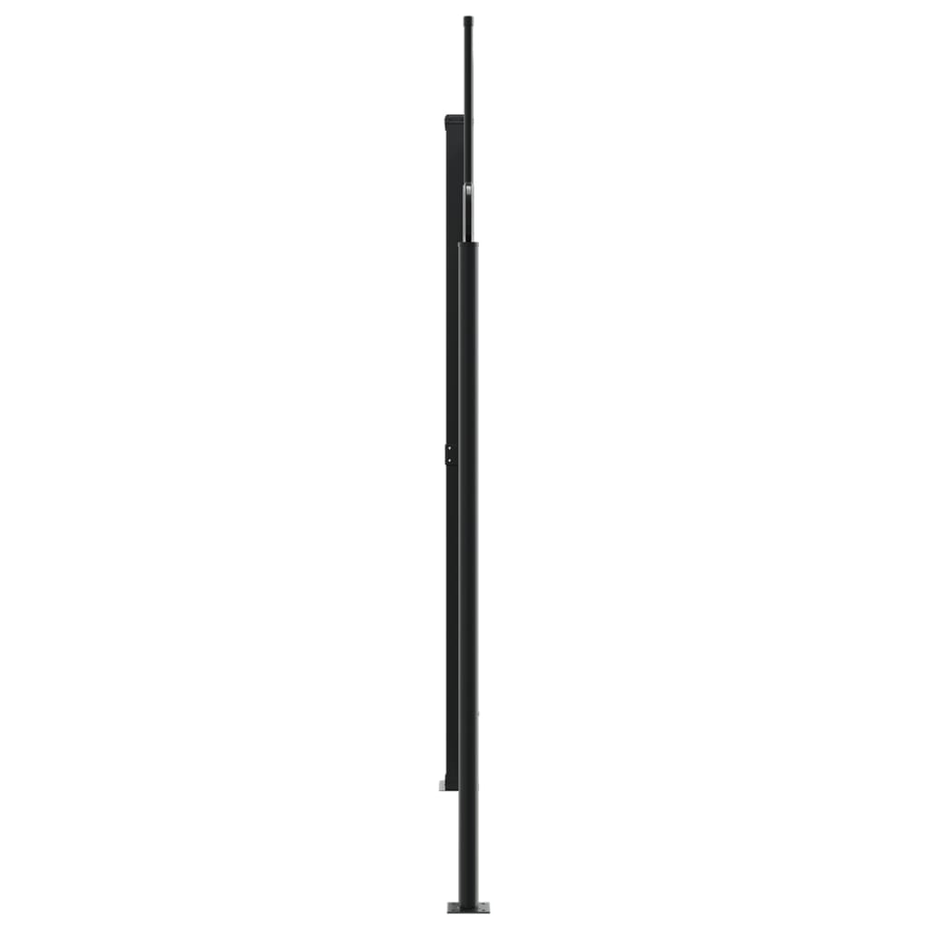 sammenrullelig sidemarkise 200x600 cm hvid
