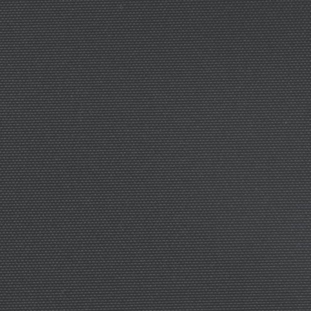 sammenrullelig sidemarkise 220x600 cm sort