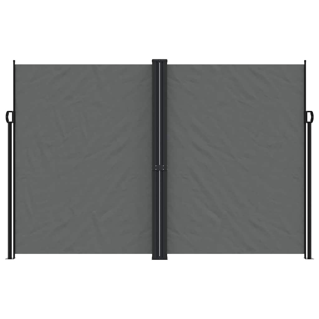 sammenrullelig sidemarkise 220x600 cm antracitgrå