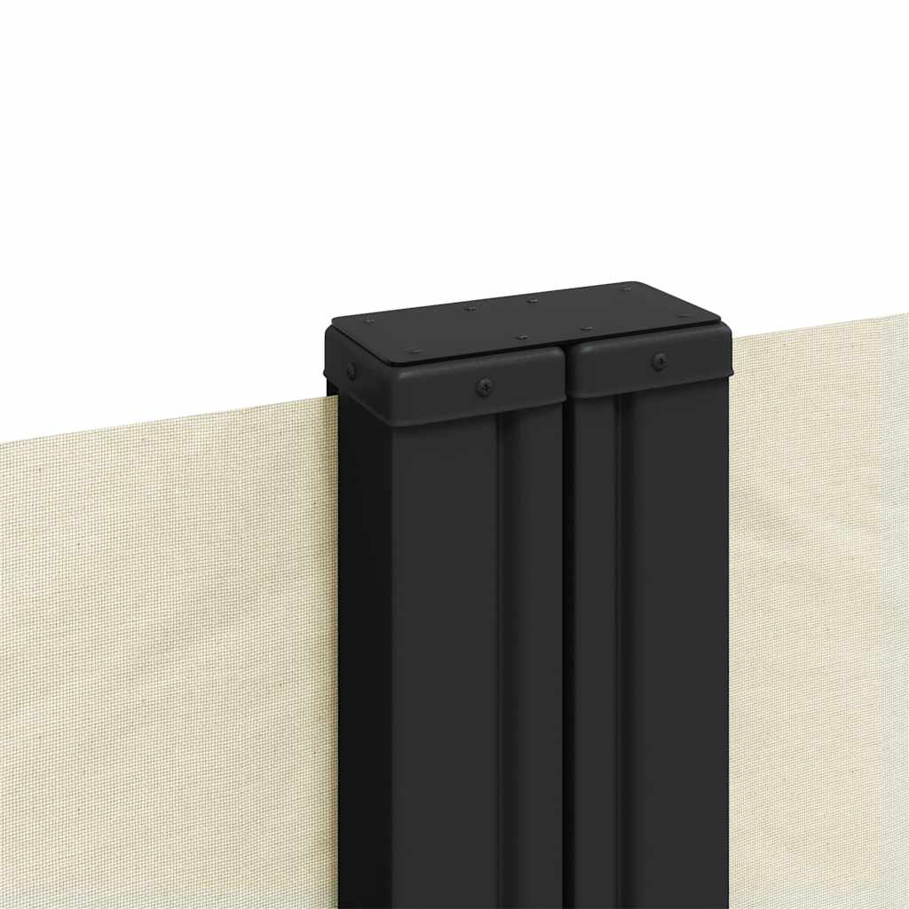 sammenrullelig sidemarkise 100 x 1000 cm cremefarvet
