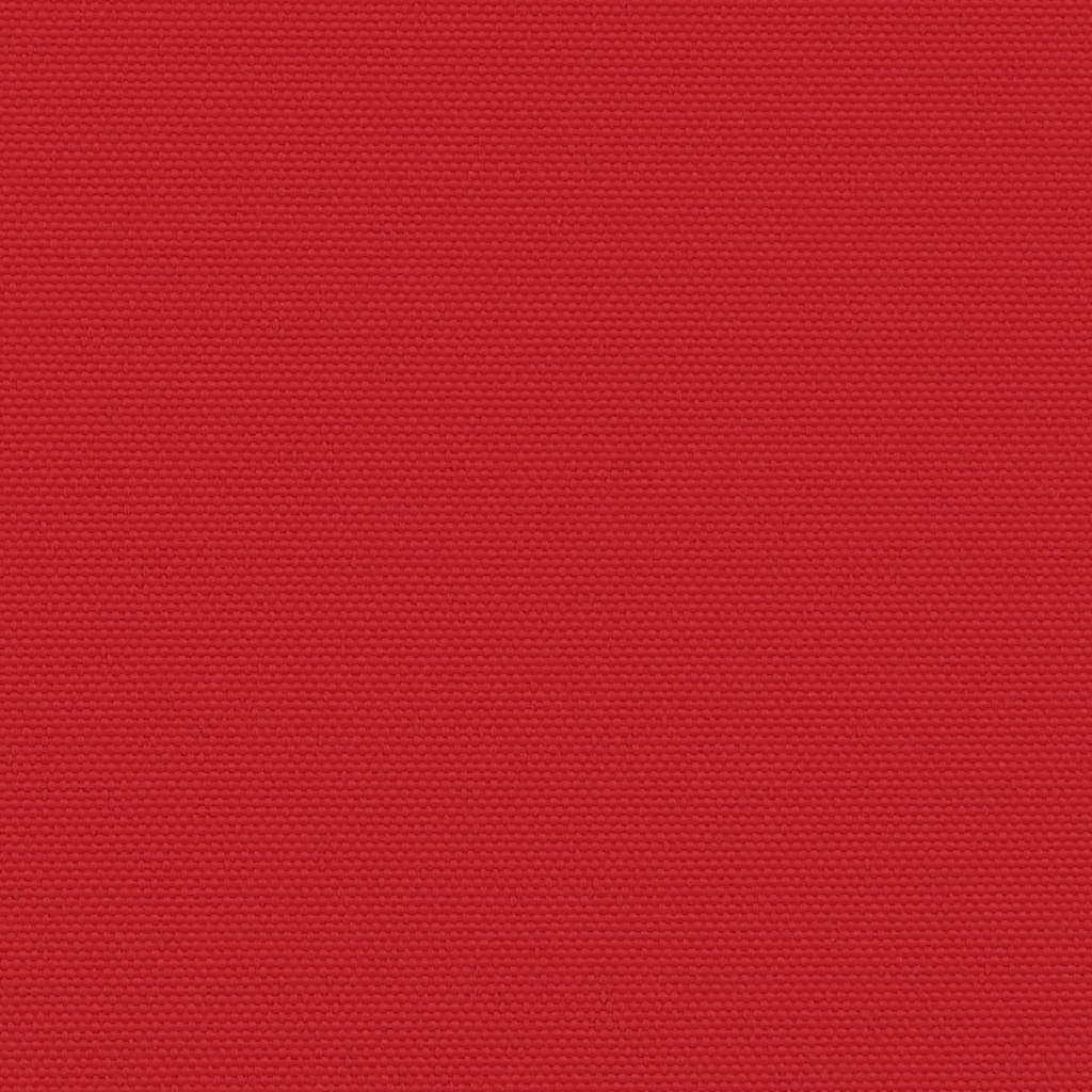 sammenrullelig sidemarkise 100 x 1000 cm rød