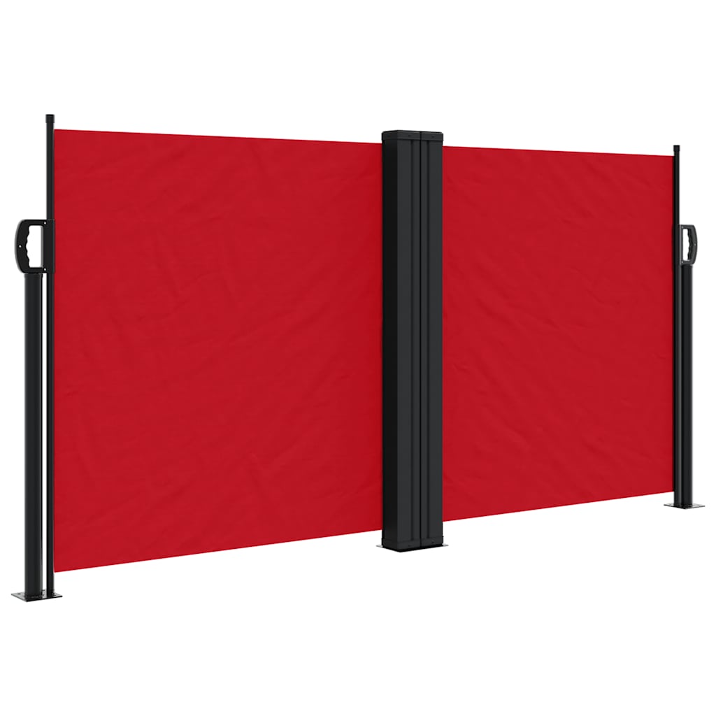 sammenrullelig sidemarkise 120 x 1000 cm rød