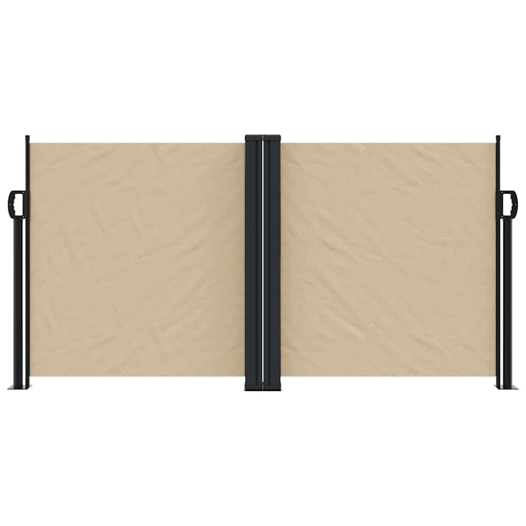 sammenrullelig sidemarkise 120x1000 cm beige