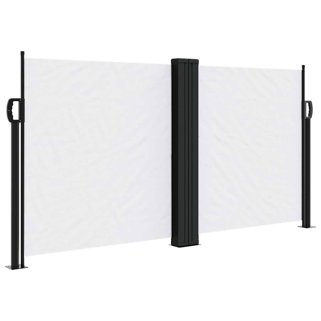 sammenrullelig sidemarkise 120x1000 cm hvid