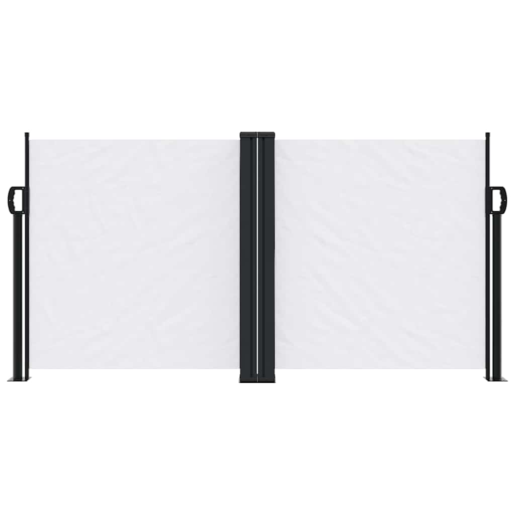 sammenrullelig sidemarkise 120x1000 cm hvid