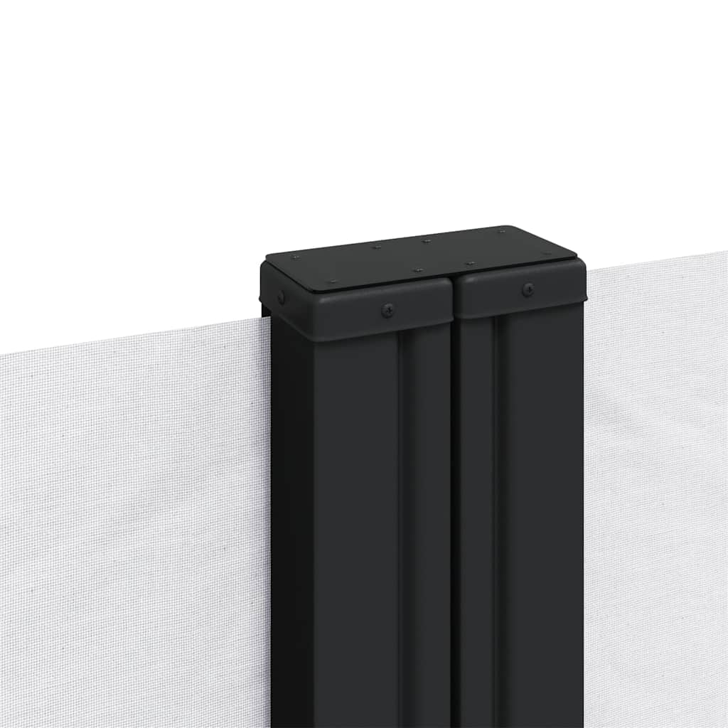 sammenrullelig sidemarkise 120x1000 cm hvid