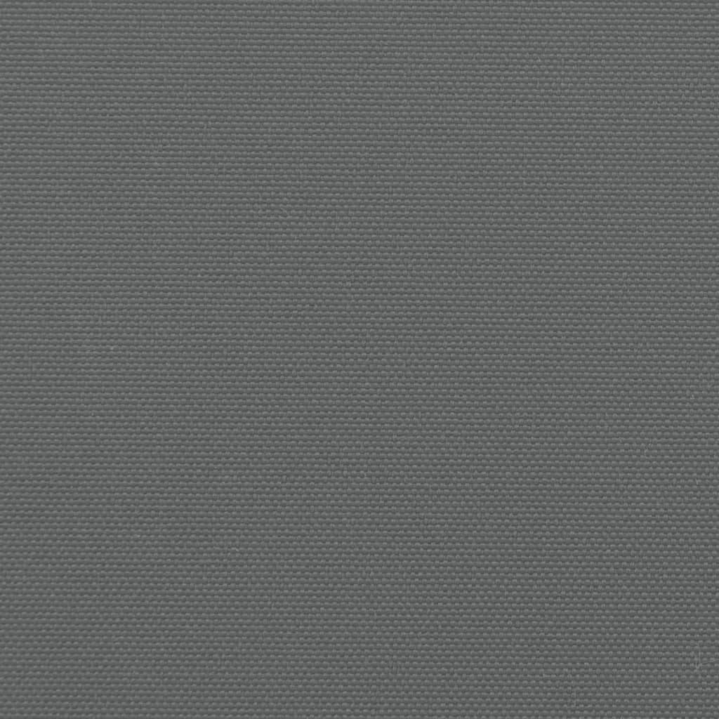 sammenrullelig sidemarkise 140 x 1000 cm antracitgrå