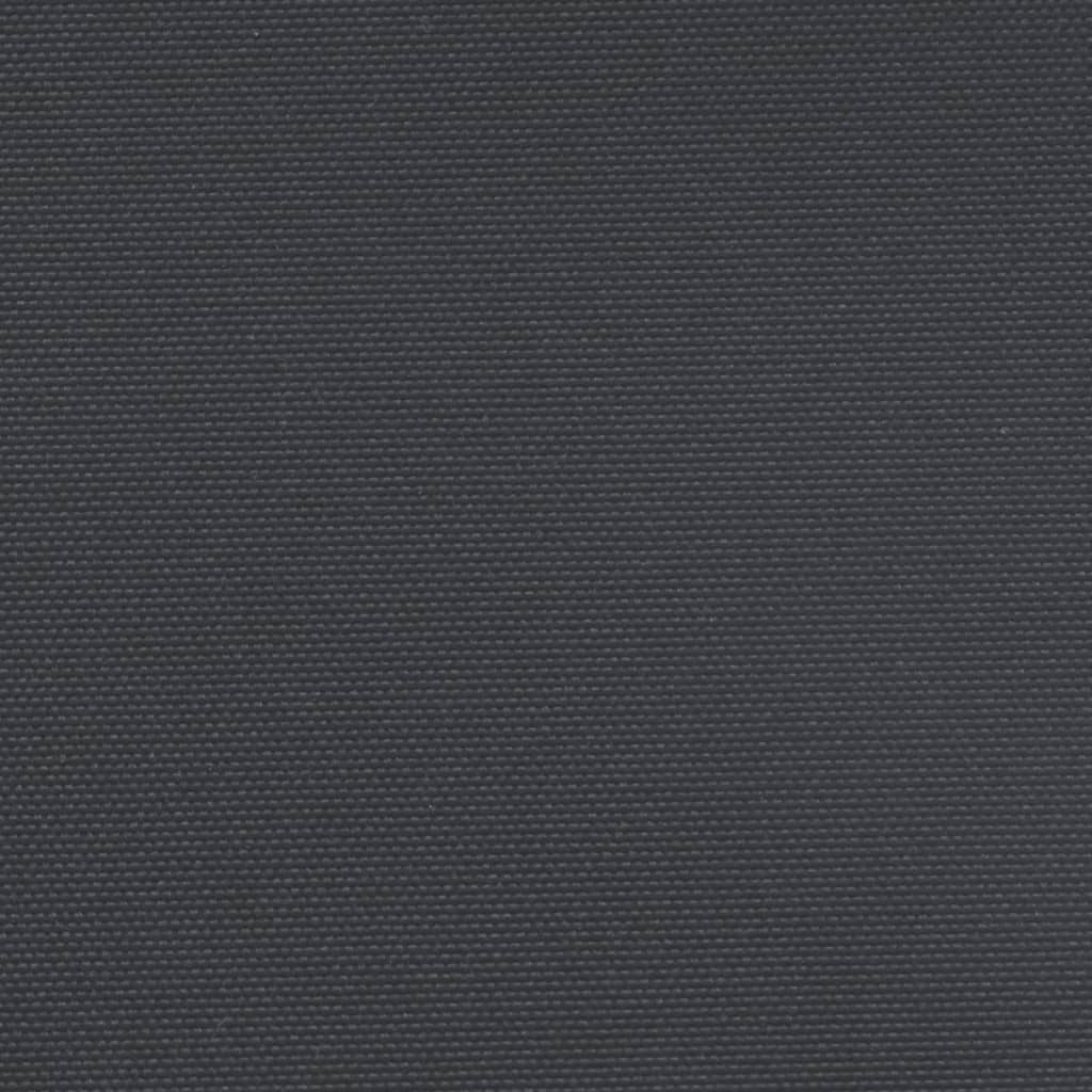 sammenrullelig sidemarkise 160x1000 cm sort