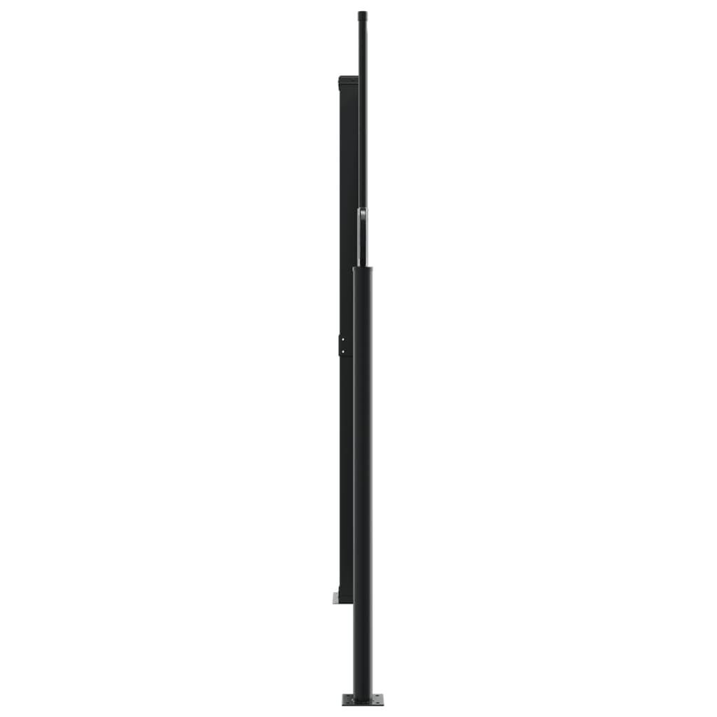 sammenrullelig sidemarkise 180x1000 cm cremefarvet