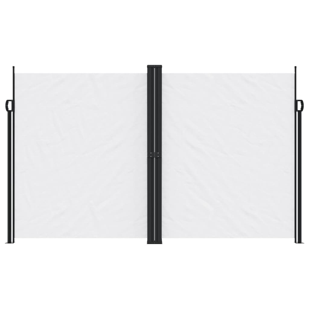 sidemarkise 200x1000 cm sammenrullelig hvid