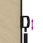 sidemarkise 120x1000 cm sammenrullelig beige