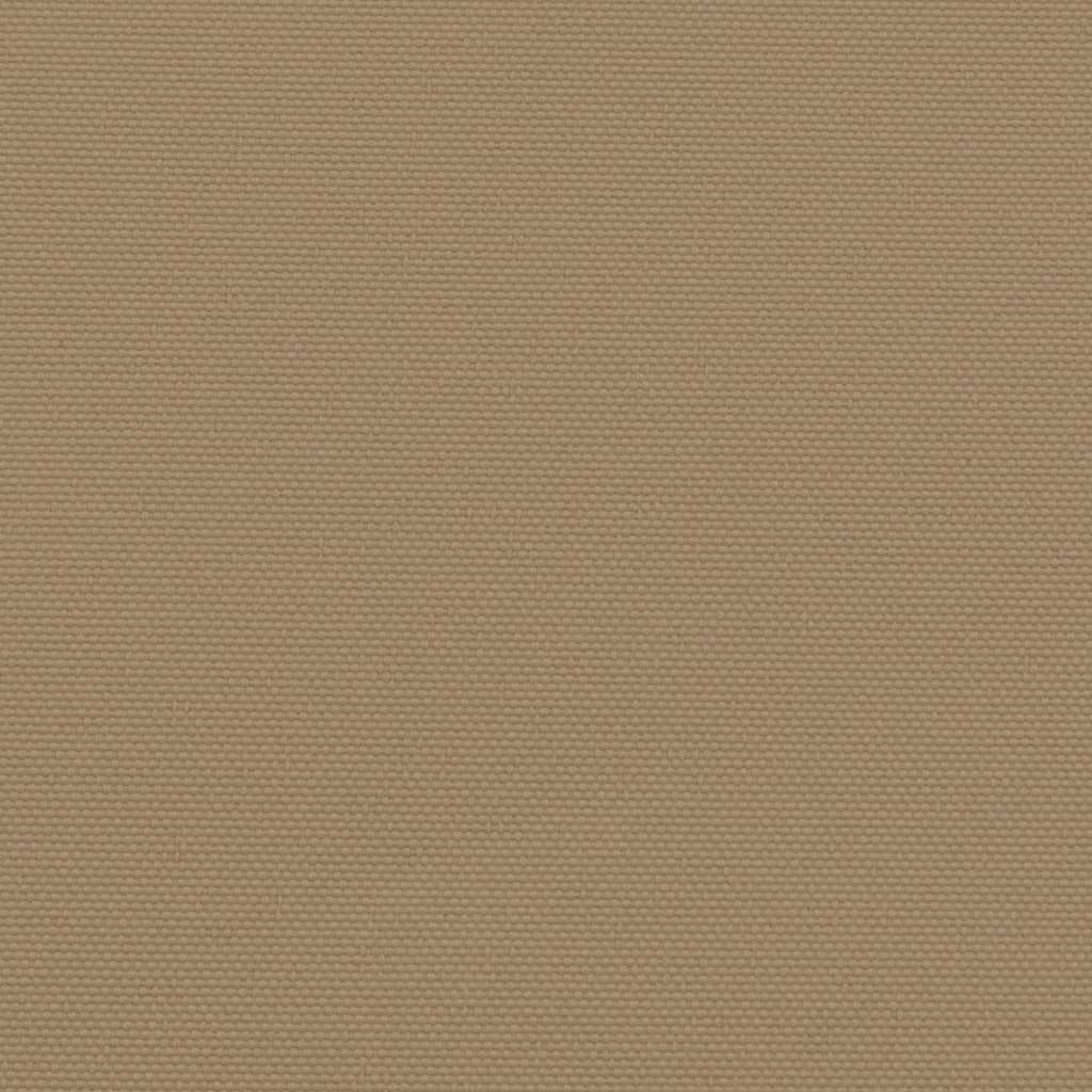 sidemarkise 120x1200 cm sammenrullelig gråbrun
