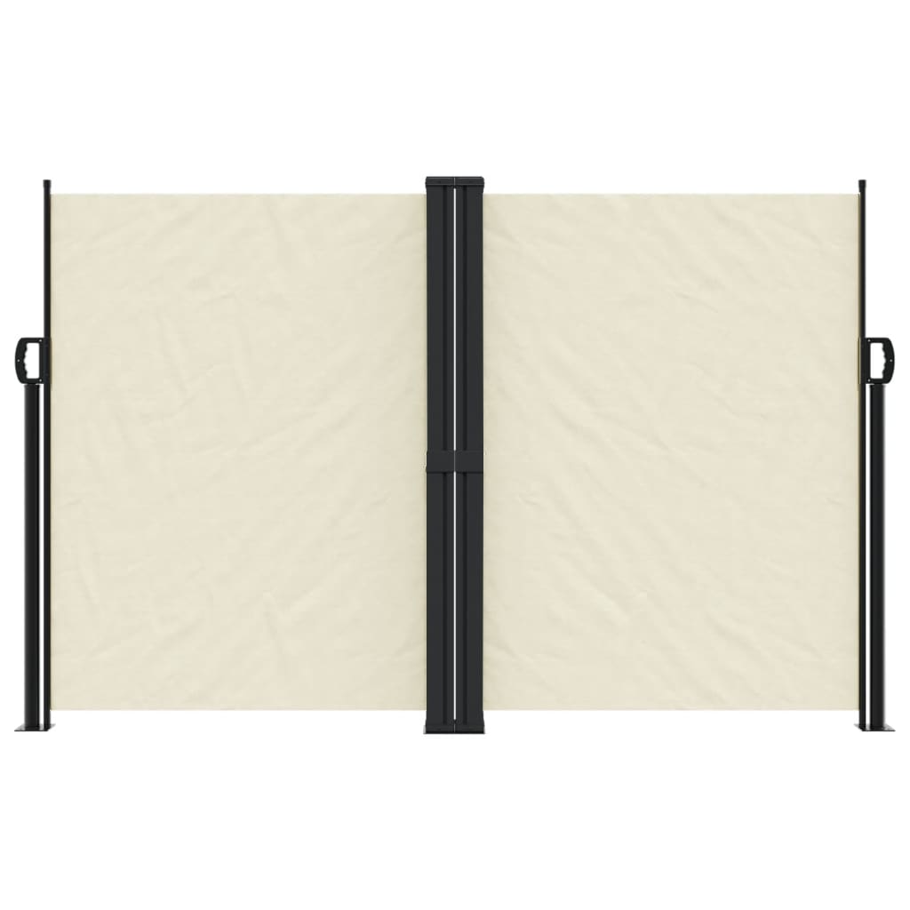 sammenrullelig sidemarkise 160x1200 cm cremefarvet
