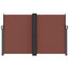 sammenrullelig sidemarkise 160x1200 cm brun