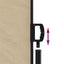 sidemarkise 160x1200 cm sammenrullelig beige