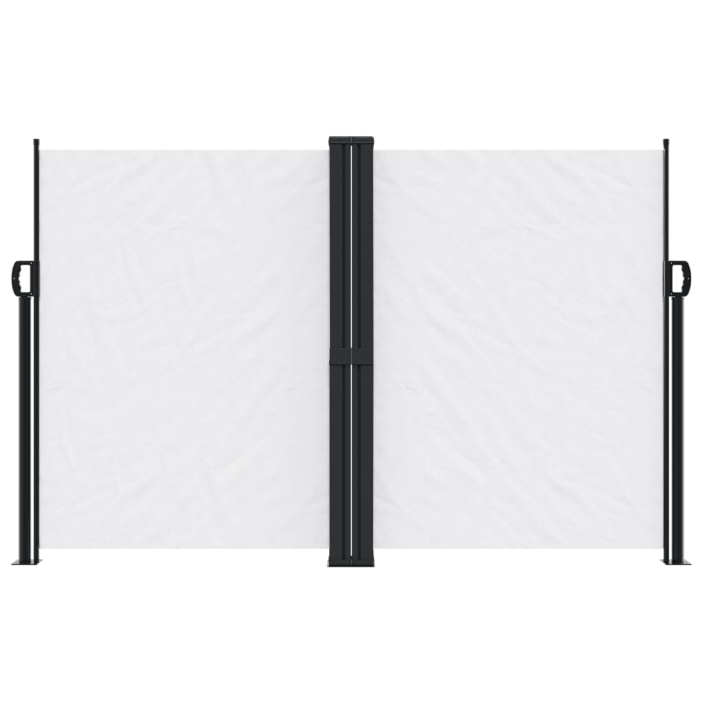 sidemarkise 160x1200 cm sammenrullelig hvid