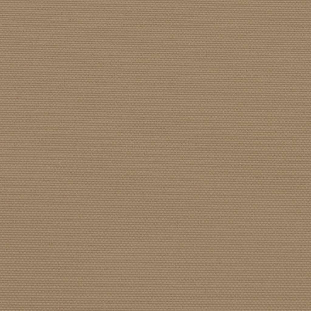 sidemarkise 160x1200 cm sammenrullelig gråbrun