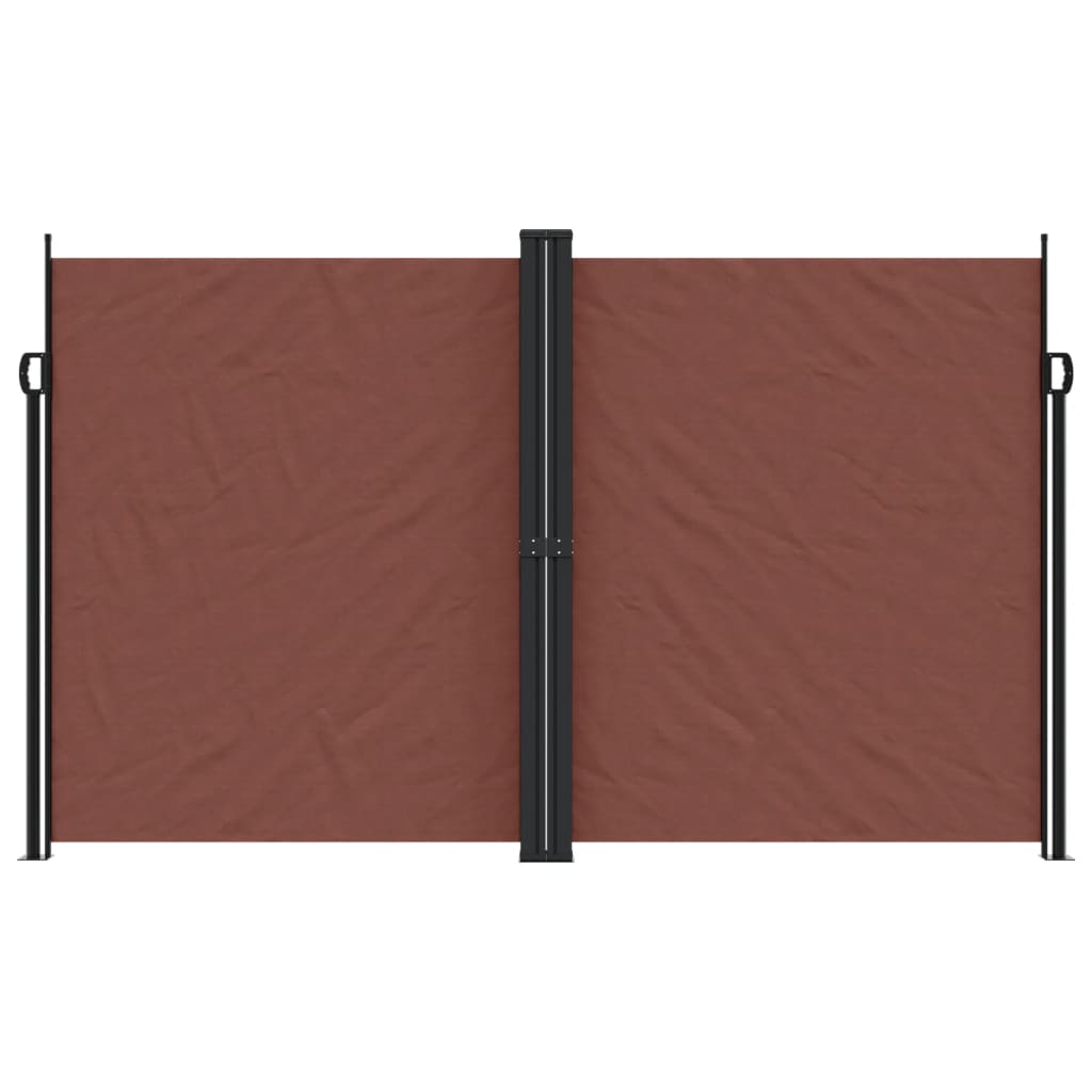 sammenrullelig sidemarkise 200x1200 cm brun