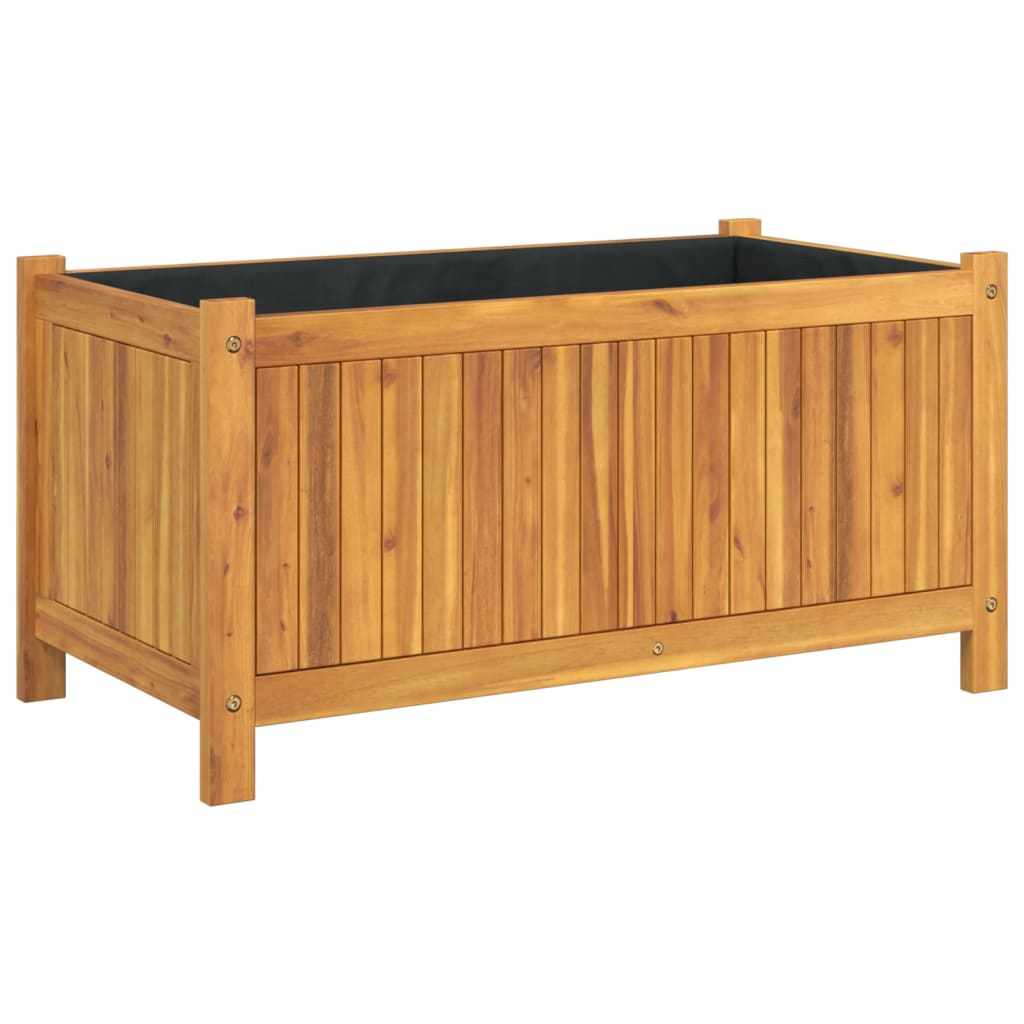 plantekasse med for 80x42x40 cm massivt akacietræ