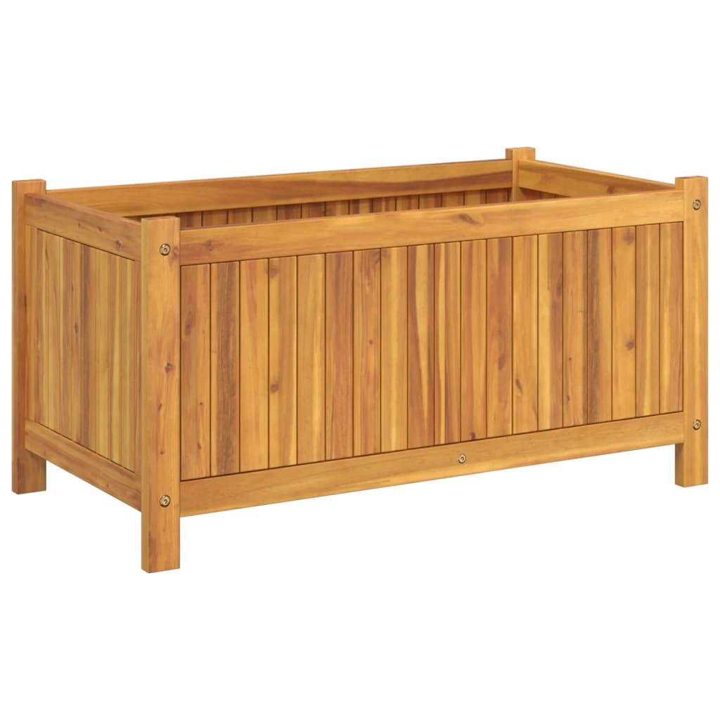 plantekasse med for 80x42x40 cm massivt akacietræ