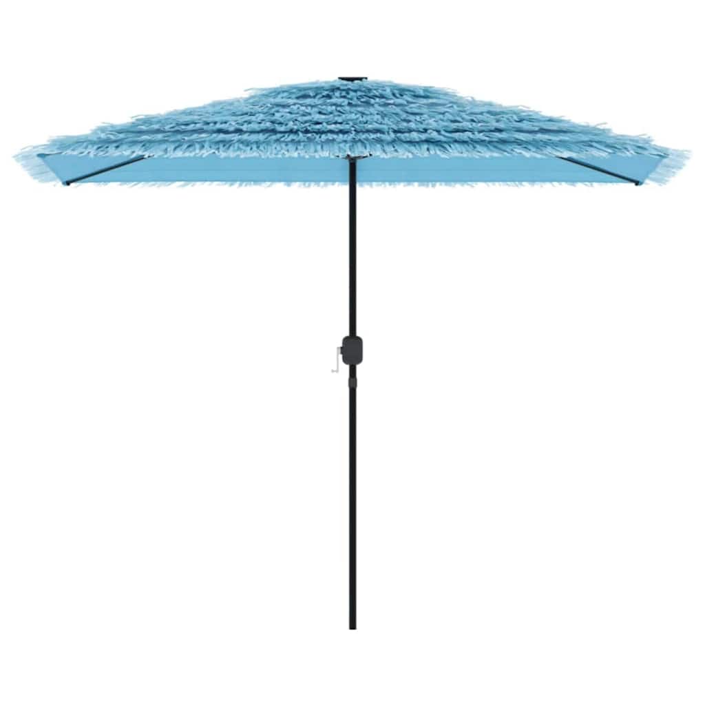 haveparasol med stålstang 300x200x250 cm blå