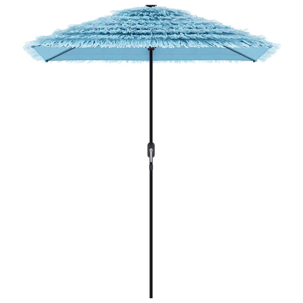 haveparasol med stålstang 300x200x250 cm blå