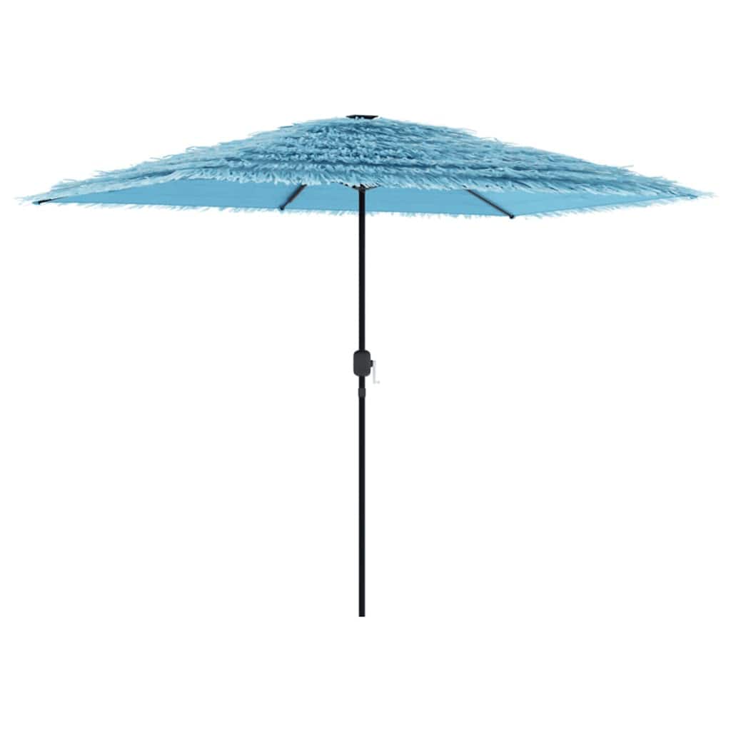 haveparasol med stålstang 300x200x250 cm blå