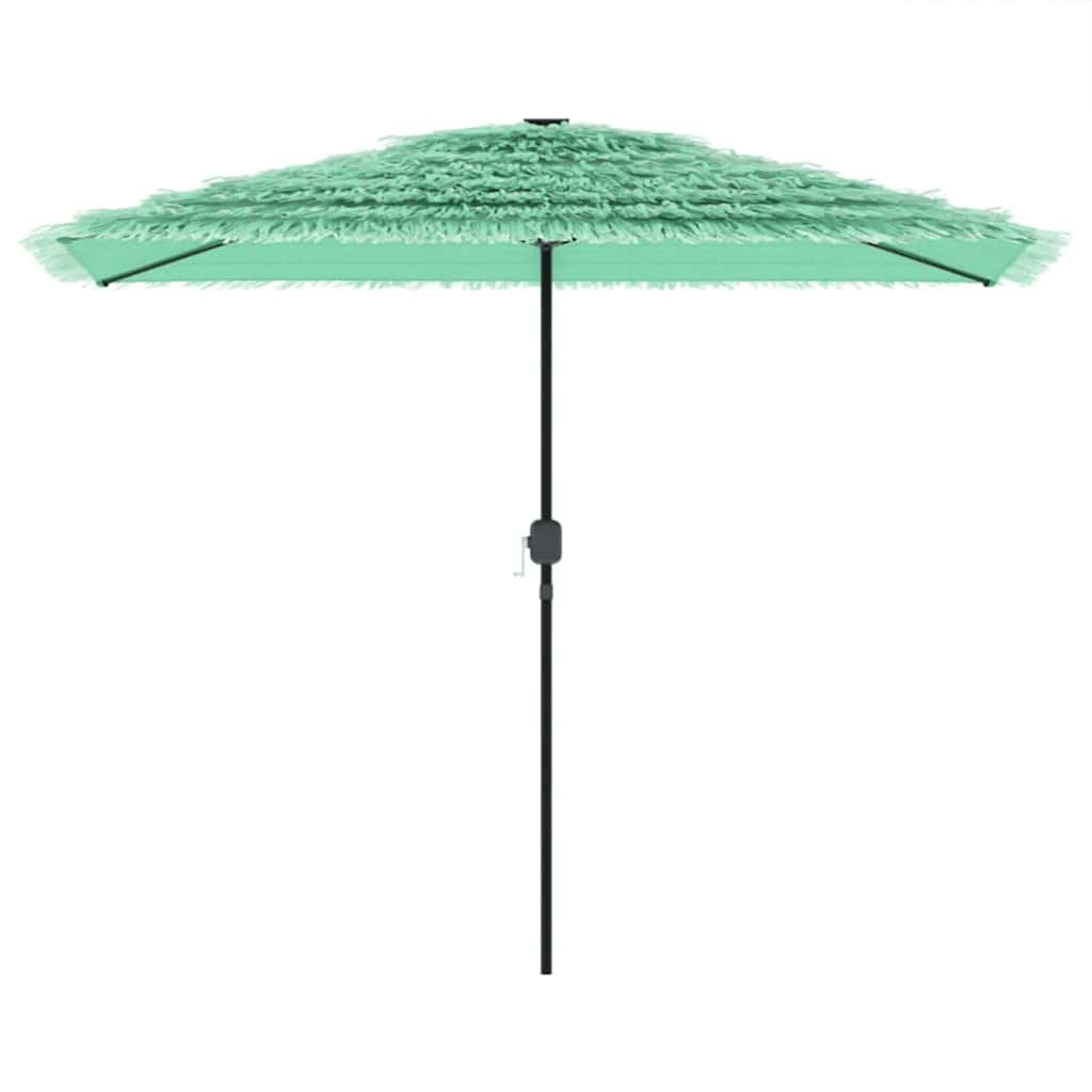 haveparasol med stålstang 300x200x250 cm grøn