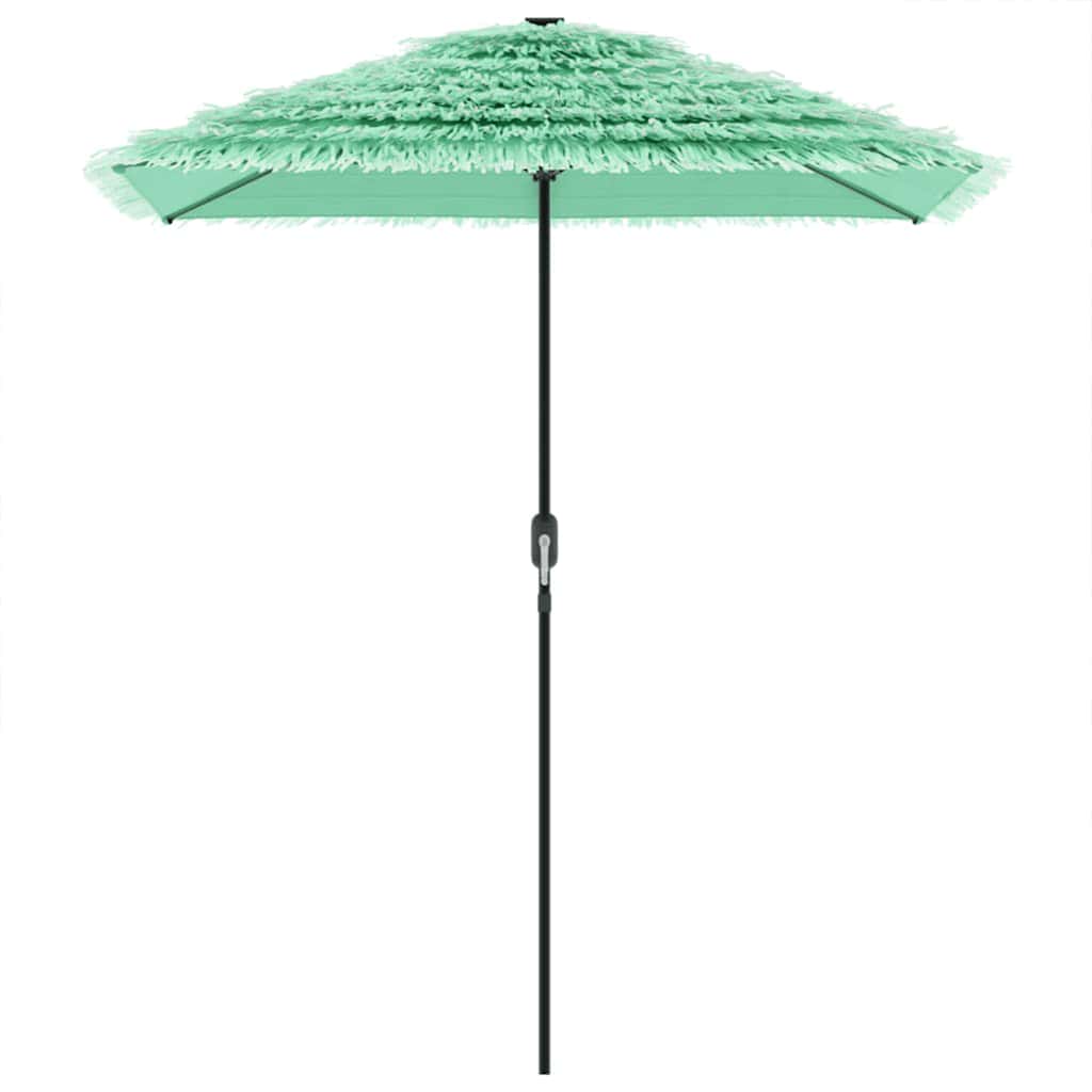 haveparasol med stålstang 300x200x250 cm grøn