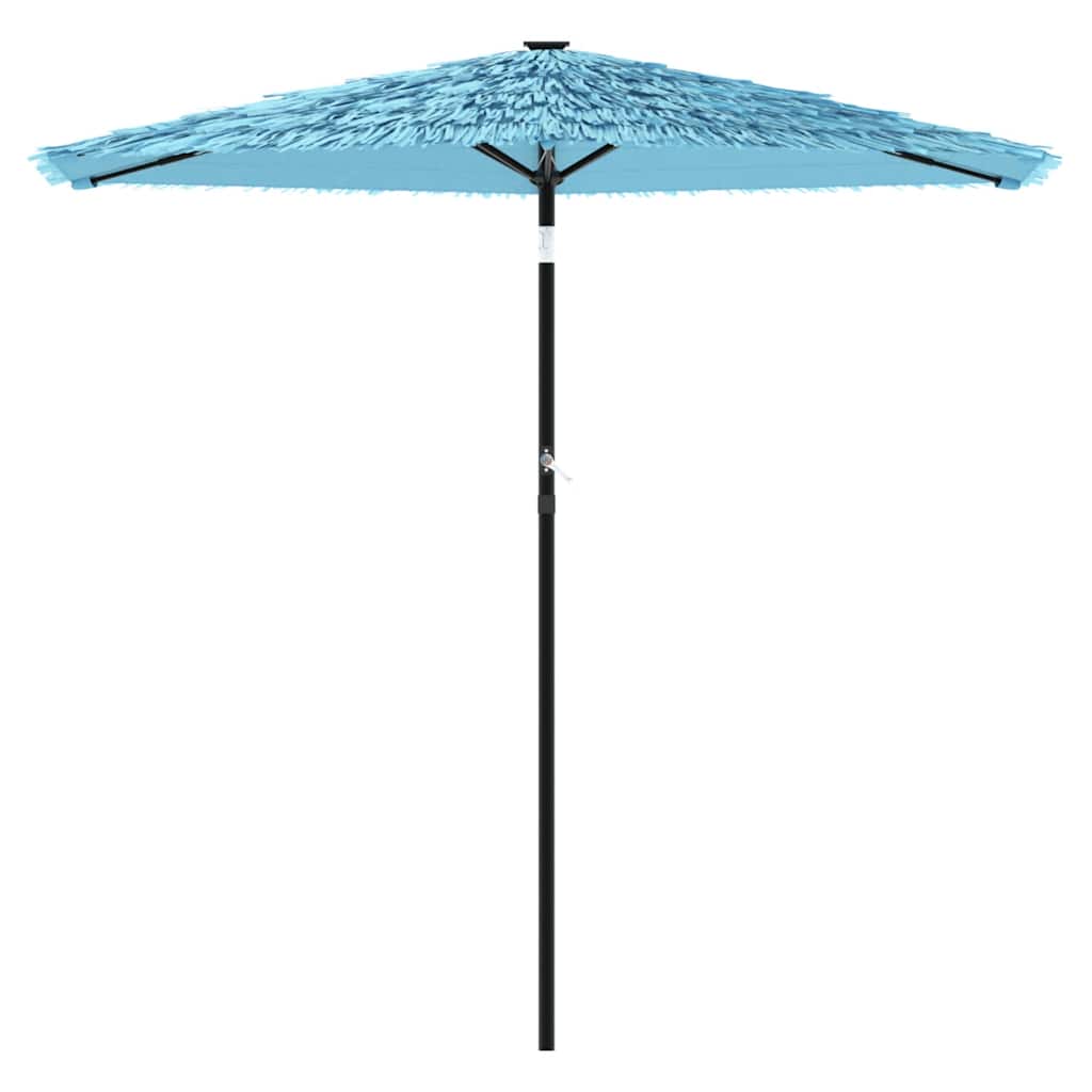 haveparasol med stålstang 268x268x226 cm blå