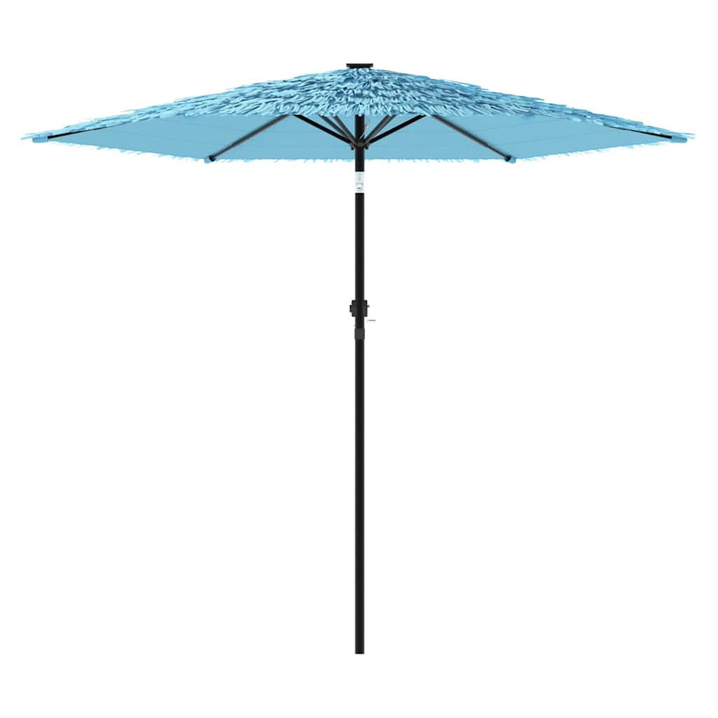 haveparasol med stålstang 268x268x226 cm blå