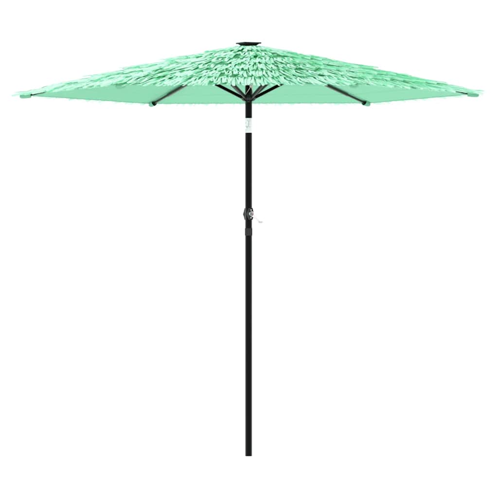 haveparasol med stålstang 268x268x226 cm grøn