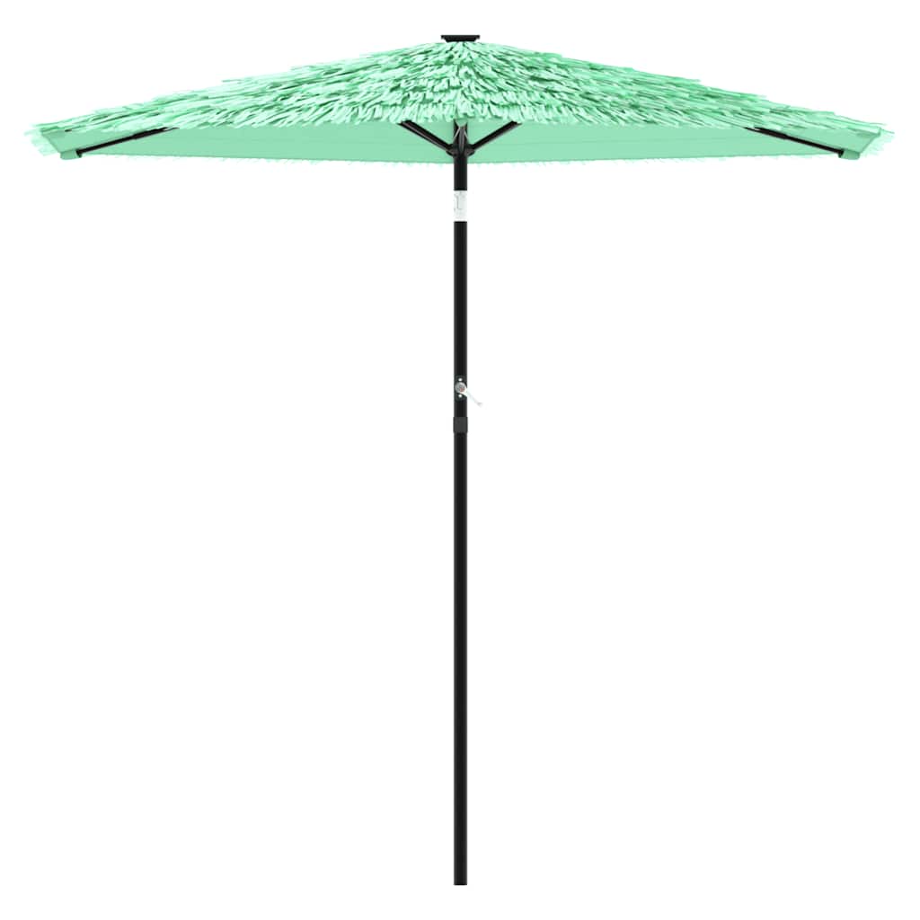 haveparasol med stålstang 268x268x226 cm grøn