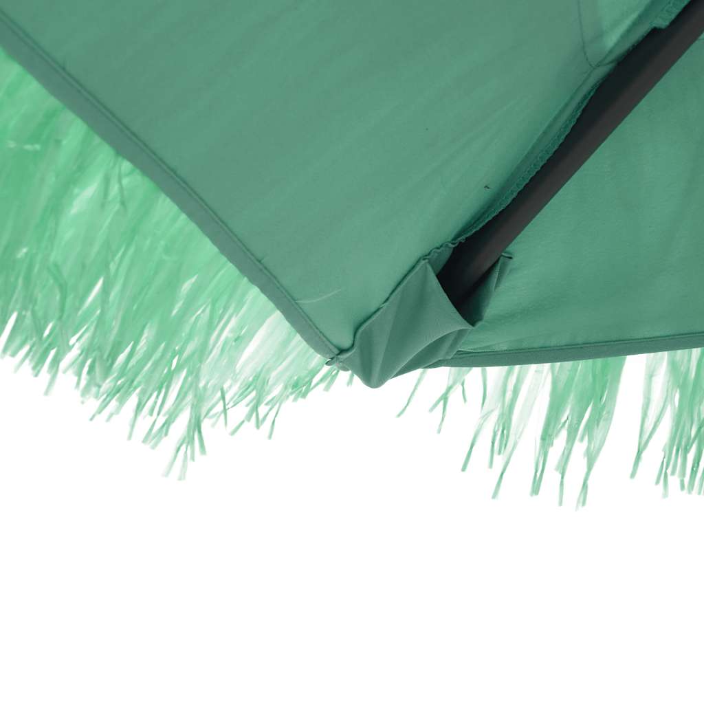 haveparasol med stålstang 268x268x226 cm grøn