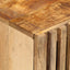 sengeborde 2 stk. 40x34x46 cm massivt ru mangotræ